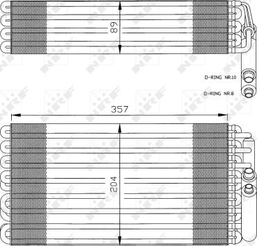 NRF 36032 - Iztvaikotājs, Gaisa kondicionēšanas sistēma www.autospares.lv