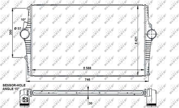 NRF 30931 - Starpdzesētājs www.autospares.lv