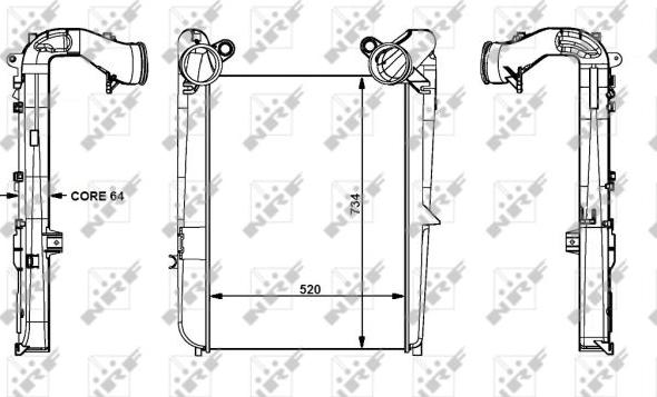 NRF 30298 - Starpdzesētājs www.autospares.lv