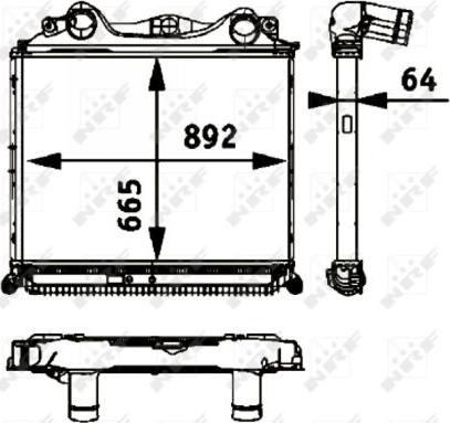 NRF 30205 - Starpdzesētājs www.autospares.lv