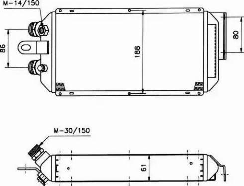 NRF 31056 - Eļļas radiators, Motoreļļa www.autospares.lv