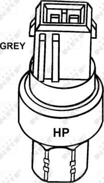 NRF 38910 - Spiediena slēdzis, Gaisa kondicionēšanas sistēma www.autospares.lv