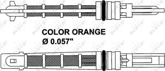 NRF 38449 - Izplešanās vārsts, Gaisa kond. sistēma www.autospares.lv