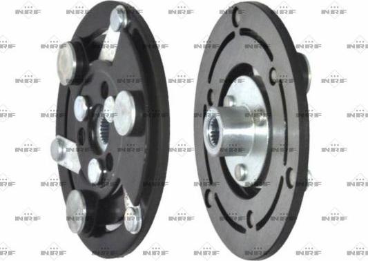 NRF 380837 - Dzītais disks, Elektromagn. sajūgs-Kompresors www.autospares.lv