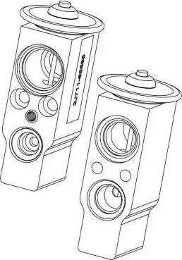 NRF 38375 - Izplešanās vārsts, Gaisa kond. sistēma www.autospares.lv