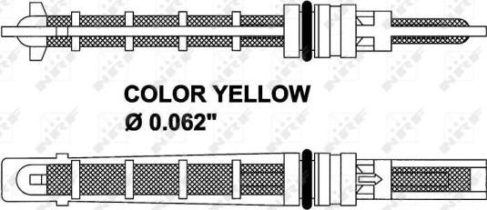 NRF 38212 - Izplešanās vārsts, Gaisa kond. sistēma www.autospares.lv