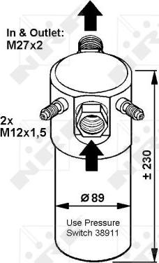 NRF 33064 - Sausinātājs, Kondicionieris www.autospares.lv