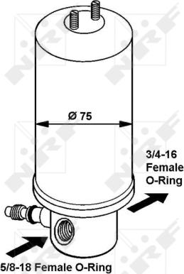 NRF 33061 - Dryer, air conditioning www.autospares.lv