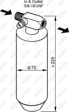 NRF 33079 - Sausinātājs, Kondicionieris www.autospares.lv