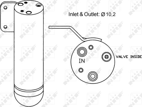 NRF 33151 - Sausinātājs, Kondicionieris www.autospares.lv