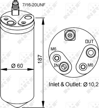 NRF 33152 - Sausinātājs, Kondicionieris www.autospares.lv