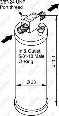 NRF 33116 - Sausinātājs, Kondicionieris www.autospares.lv