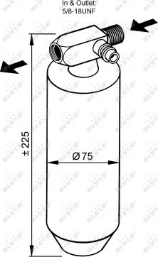 NRF 33113 - Sausinātājs, Kondicionieris www.autospares.lv