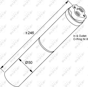 NRF 33133 - Sausinātājs, Kondicionieris www.autospares.lv