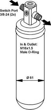 NRF 33171 - Sausinātājs, Kondicionieris www.autospares.lv