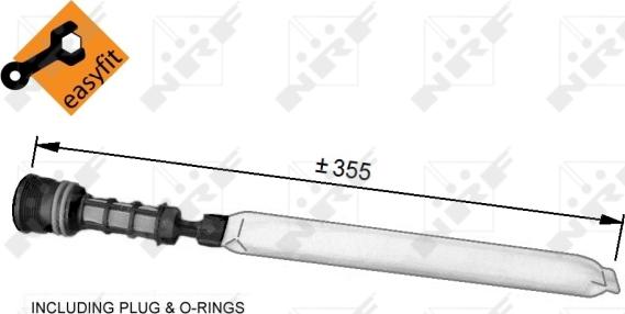 NRF 33344 - Sausinātājs, Kondicionieris www.autospares.lv