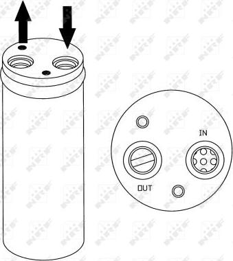 NRF 33208 - Sausinātājs, Kondicionieris www.autospares.lv