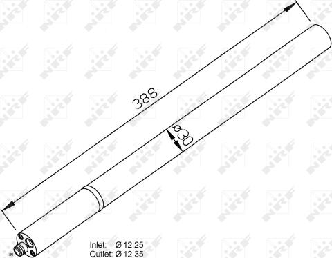 NRF 33213 - Sausinātājs, Kondicionieris www.autospares.lv