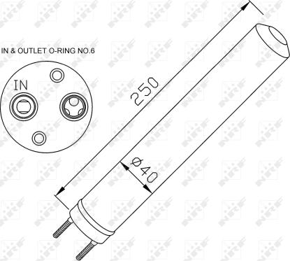 NRF 33286 - Sausinātājs, Kondicionieris www.autospares.lv