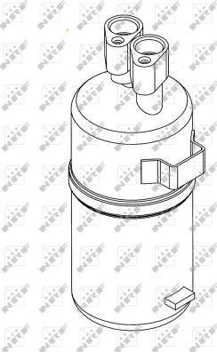 NRF 33221 - Sausinātājs, Kondicionieris www.autospares.lv