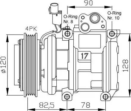 NRF 32449G - Kompresors, Gaisa kond. sistēma autospares.lv