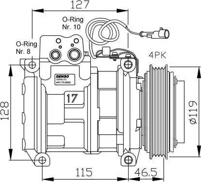 NRF 32459G - Kompresors, Gaisa kond. sistēma www.autospares.lv