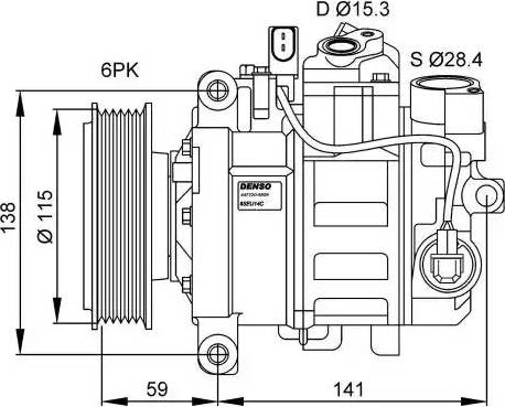 NRF 32462G - Kompresors, Gaisa kond. sistēma www.autospares.lv