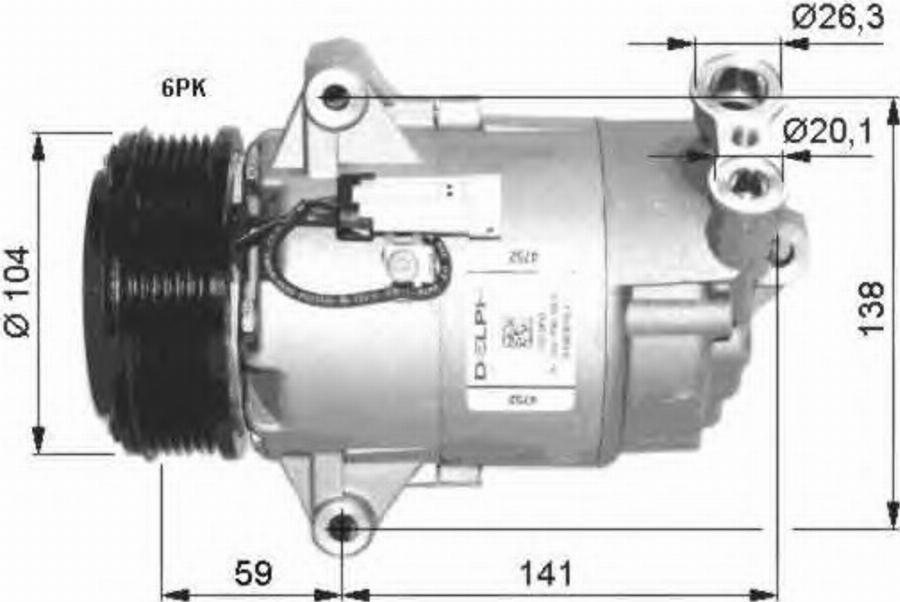 NRF 32400 - Kompresors, Gaisa kond. sistēma www.autospares.lv