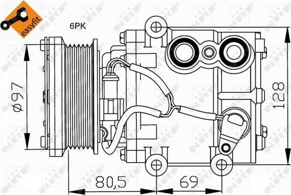 NRF 32401 - Kompresors, Gaisa kond. sistēma www.autospares.lv