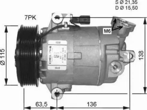 NRF 32488G - Kompresors, Gaisa kond. sistēma www.autospares.lv