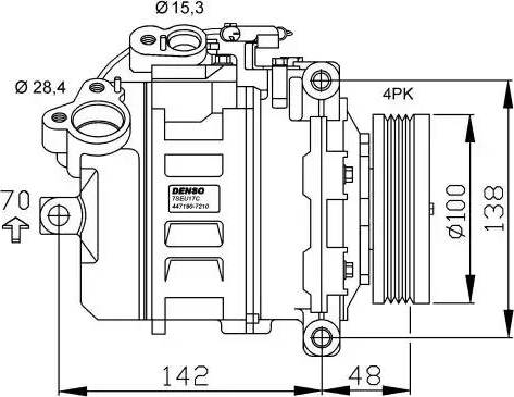 NRF 32433G - Kompresors, Gaisa kond. sistēma www.autospares.lv