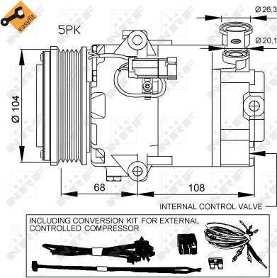 NRF 32429 - Kompresors, Gaisa kond. sistēma www.autospares.lv