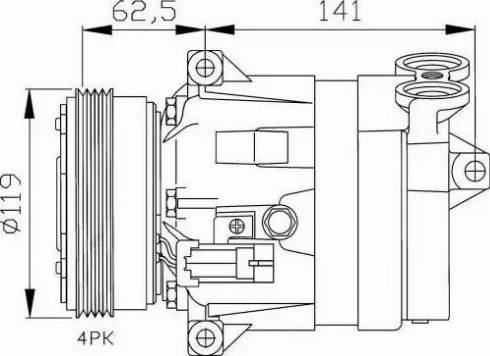 NRF 32421G - Kompresors, Gaisa kond. sistēma www.autospares.lv