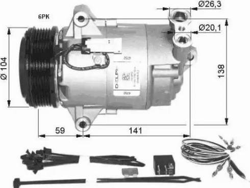 NRF 32427G - Kompresors, Gaisa kond. sistēma www.autospares.lv