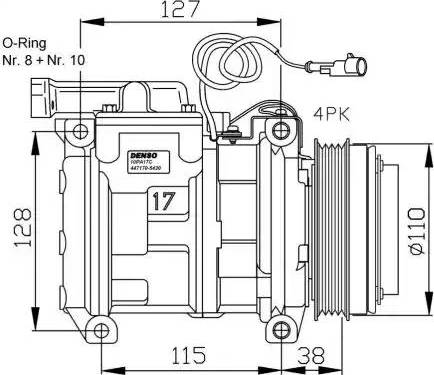 NRF 32556G - Kompresors, Gaisa kond. sistēma www.autospares.lv