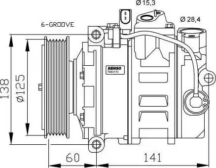 NRF 32509G - Kompresors, Gaisa kond. sistēma autospares.lv