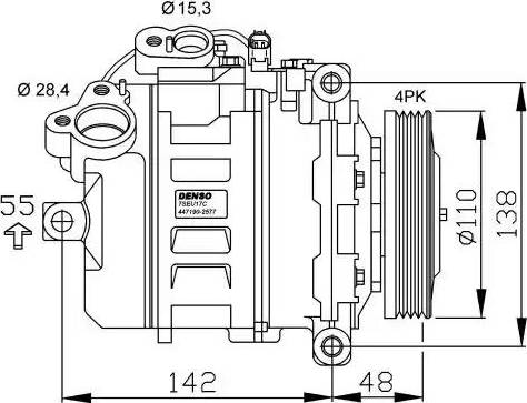 NRF 32531G - Kompresors, Gaisa kond. sistēma www.autospares.lv