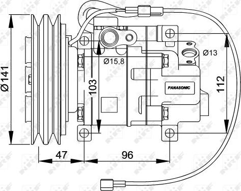 NRF 32691G - Kompresors, Gaisa kond. sistēma www.autospares.lv