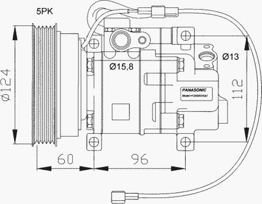 NRF 32099 - Kompresors, Gaisa kond. sistēma www.autospares.lv