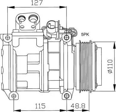 NRF 32048G - Kompresors, Gaisa kond. sistēma www.autospares.lv