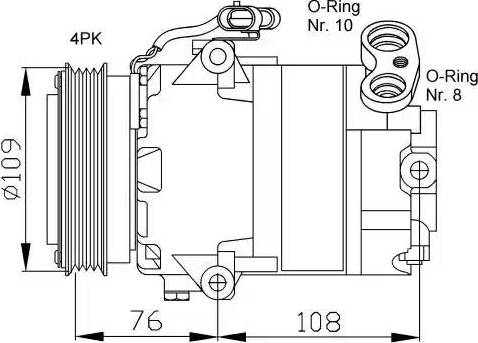 NRF 32081G - Kompresors, Gaisa kond. sistēma www.autospares.lv