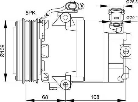 NRF 32083G - Kompresors, Gaisa kond. sistēma www.autospares.lv