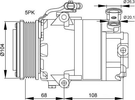 NRF 32082G - Kompresors, Gaisa kond. sistēma www.autospares.lv