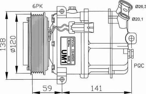 NRF 32191G - Kompresors, Gaisa kond. sistēma autospares.lv