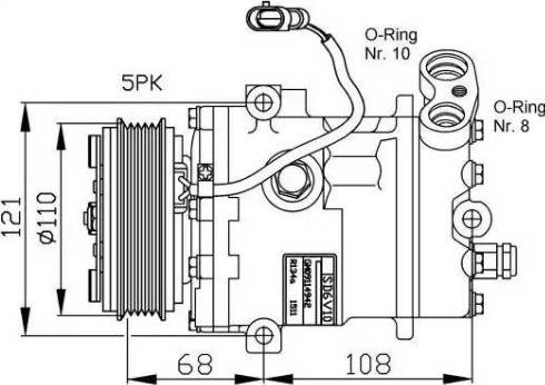 NRF 32197G - Kompresors, Gaisa kond. sistēma www.autospares.lv