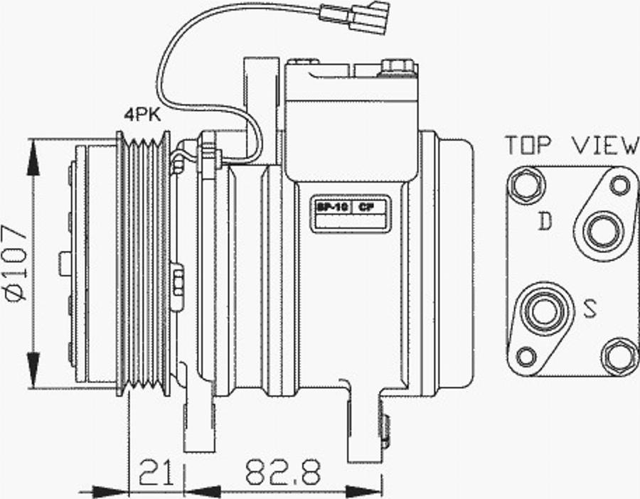 NRF 32143 - Kompresors, Gaisa kond. sistēma www.autospares.lv