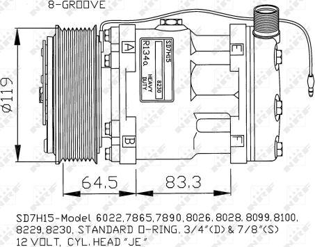 NRF 32142G - Kompresors, Gaisa kond. sistēma www.autospares.lv