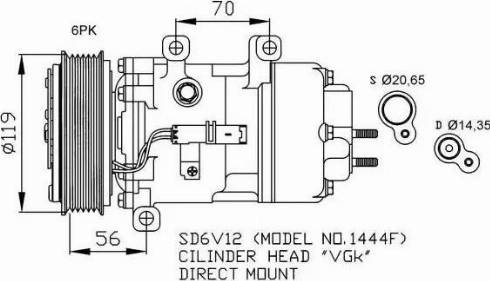 NRF 32185G - Kompresors, Gaisa kond. sistēma autospares.lv