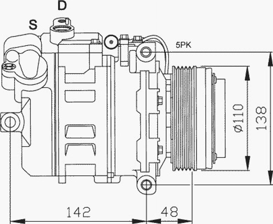 NRF 32128 - Kompresors, Gaisa kond. sistēma www.autospares.lv