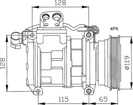 NRF 32122G - Kompresors, Gaisa kond. sistēma www.autospares.lv